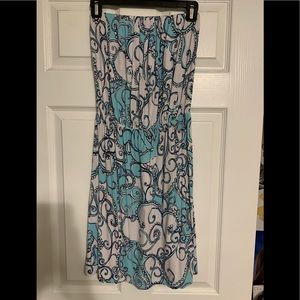 Lilly Pulitzer strapless sundress